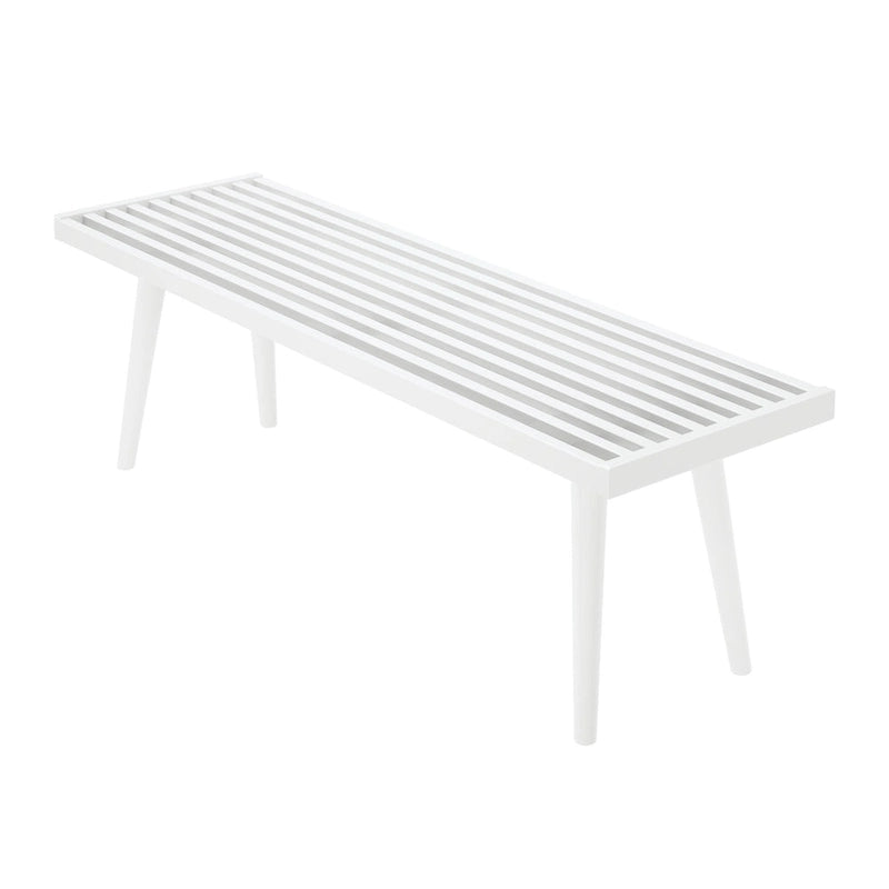 Double Wood Entryway Bench - 56.3" L x 16.5" W x 17.5" H