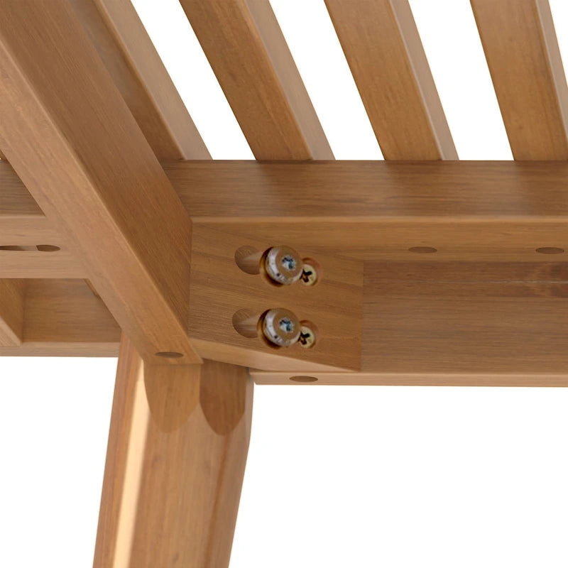 Double Wood Entryway Bench - 56.3" L x 16.5" W x 17.5" H