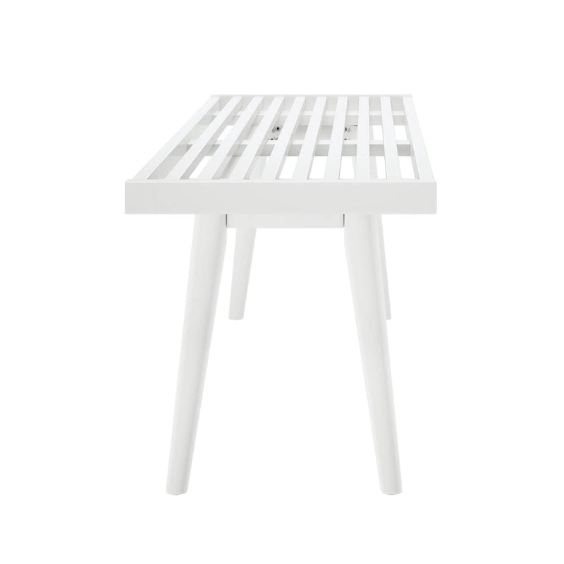 Double Wood Entryway Bench - 56.3" L x 16.5" W x 17.5" H