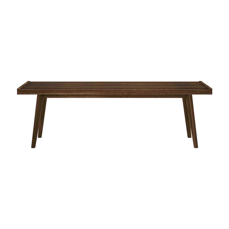 Double Wood Entryway Bench - 56.3" L x 16.5" W x 17.5" H