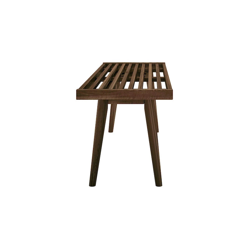 Double Wood Entryway Bench - 56.3" L x 16.5" W x 17.5" H