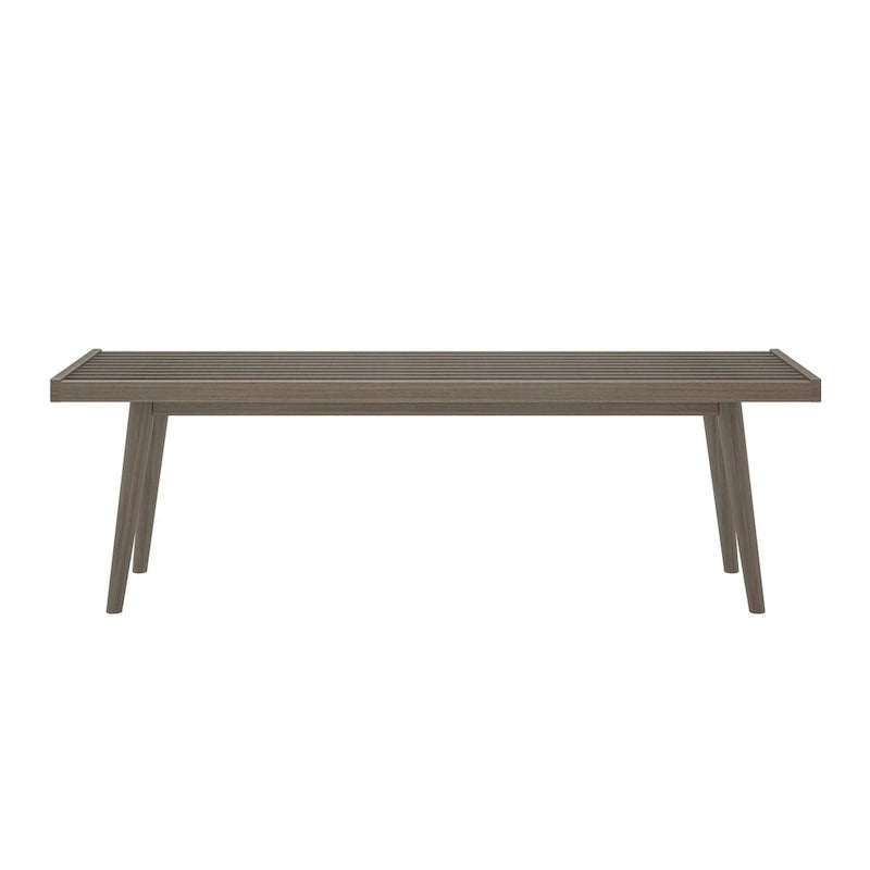 Double Wood Entryway Bench - 56.3" L x 16.5" W x 17.5" H