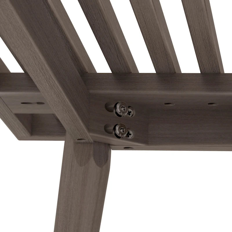 Double Wood Entryway Bench - 56.3" L x 16.5" W x 17.5" H