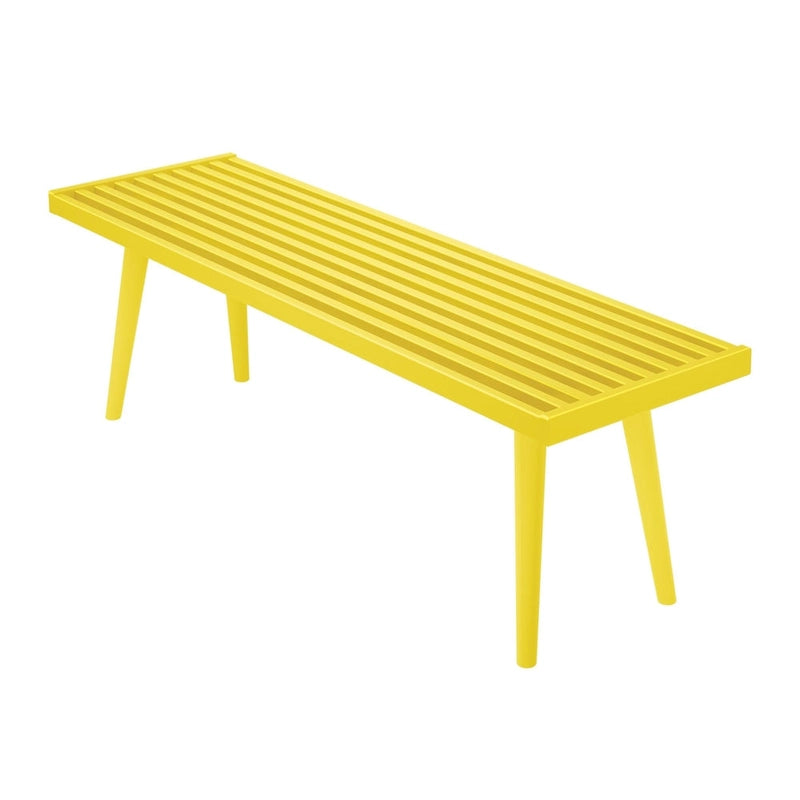 Double Wood Entryway Bench - 56.3" L x 16.5" W x 17.5" H