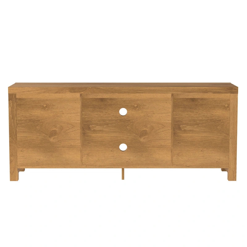 58" Rustic Barn Door TV Stand with Storage