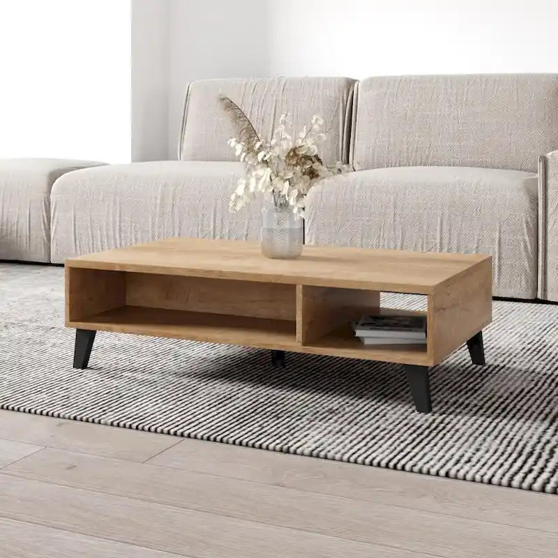 43" Modern Coffee Table - 13.7"H x 43.3"W x 23.6"D