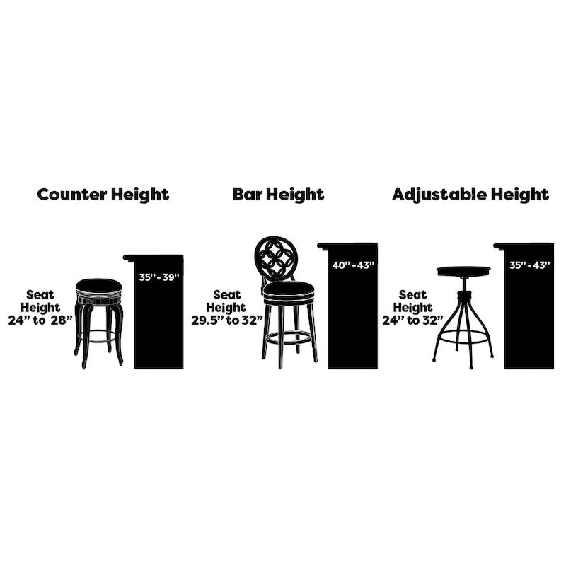 Wood Swivel Stool with Arch Back & Nailhead Trim