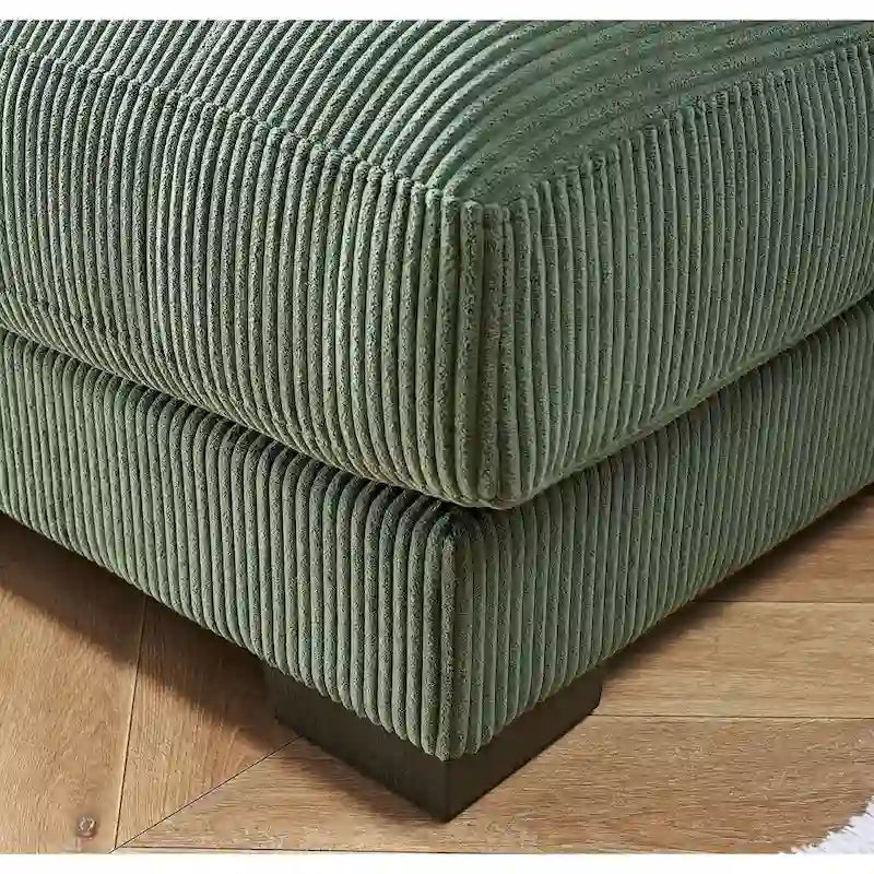 Corduroy Upholstered Chaise Lounge Living Room Chair