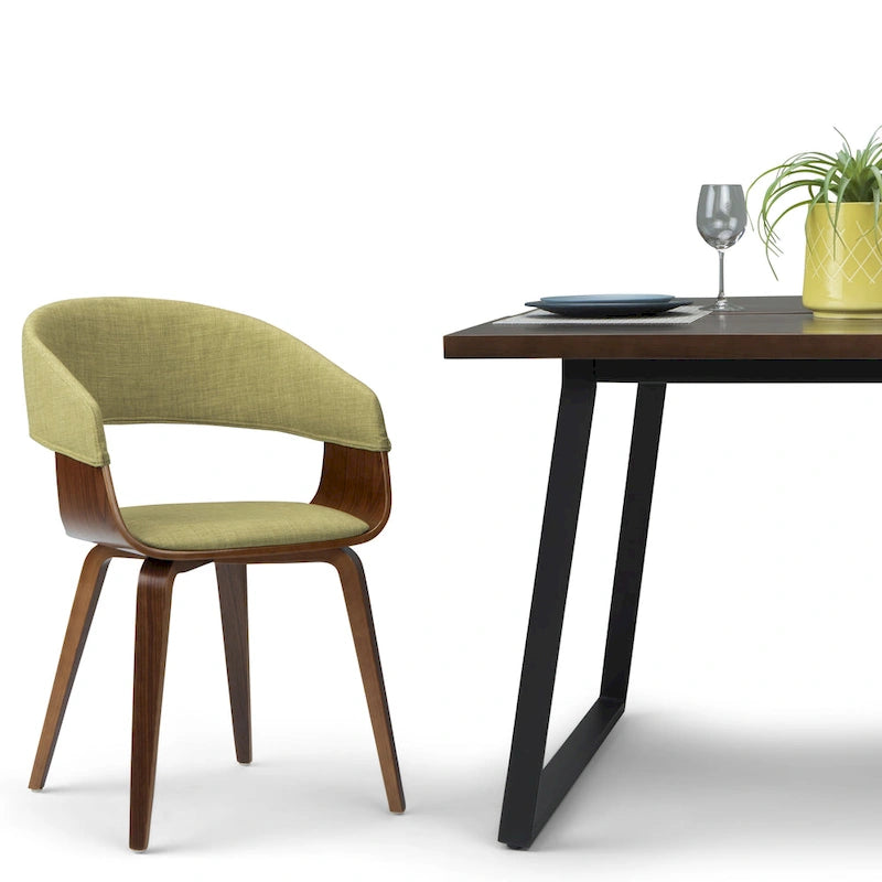Mid Century Modern Bentwood Single Dining Chair - 20.5"W x 21.7"D x 30.9"H