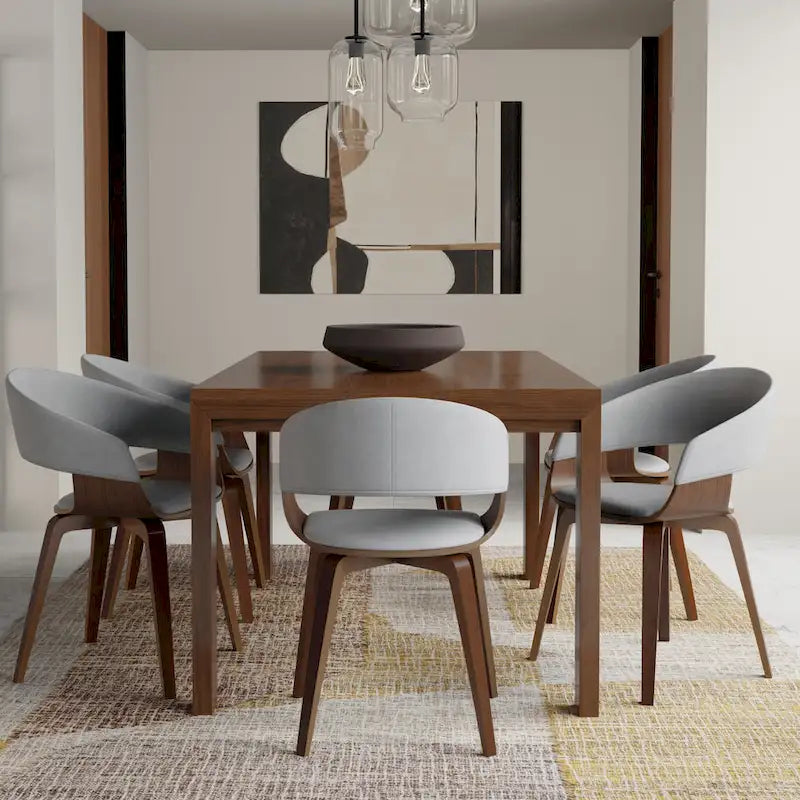 Mid Century Modern Bentwood Single Dining Chair - 20.5"W x 21.7"D x 30.9"H