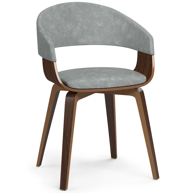 Mid Century Modern Bentwood Single Dining Chair - 20.5"W x 21.7"D x 30.9"H