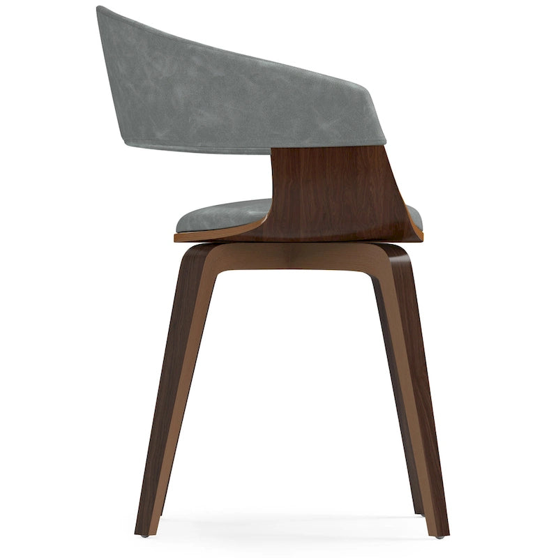 Mid Century Modern Bentwood Single Dining Chair - 20.5"W x 21.7"D x 30.9"H