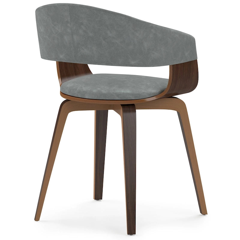 Mid Century Modern Bentwood Single Dining Chair - 20.5"W x 21.7"D x 30.9"H