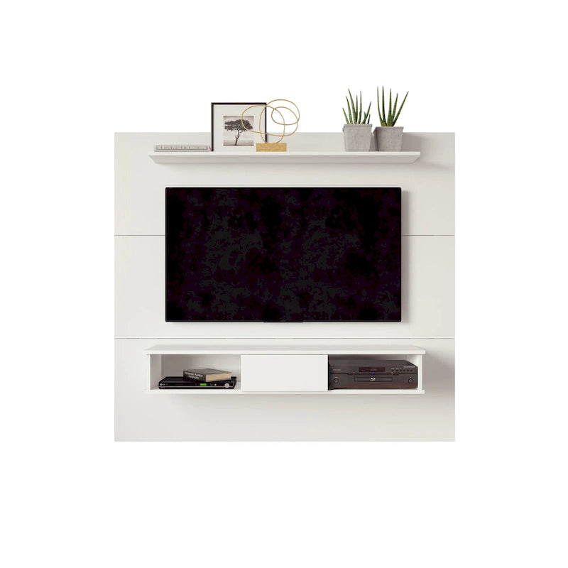 Mid-Century 2-Shelf Engineered Wood 70" TV Board for Flat Screens