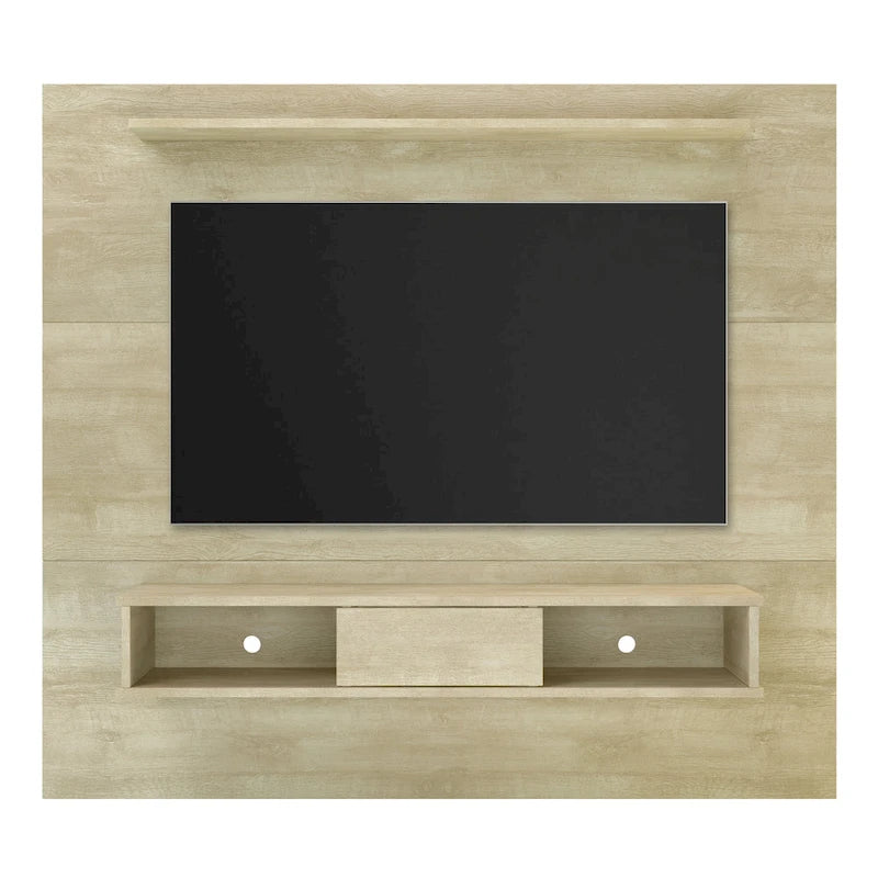 Mid-Century 2-Shelf Engineered Wood 70" TV Board for Flat Screens