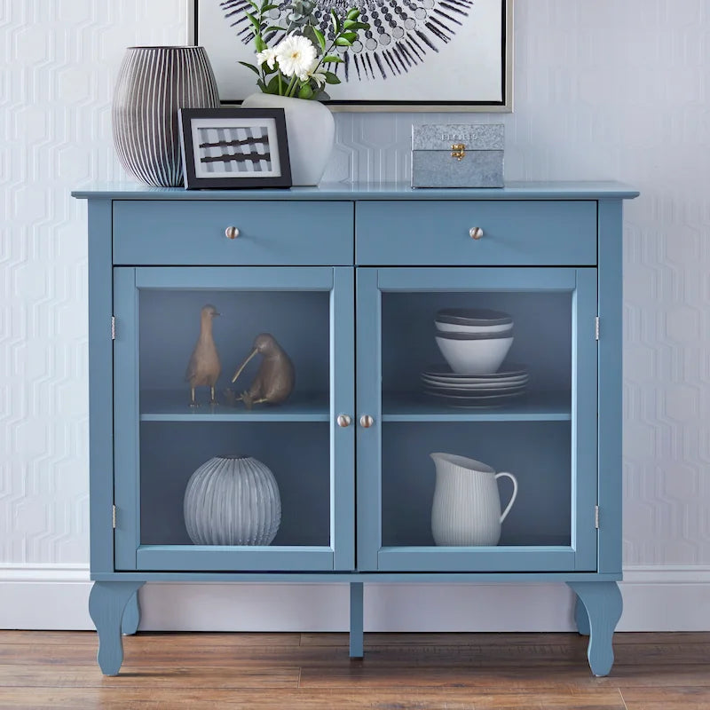 Glass Front Buffet/Sideboard