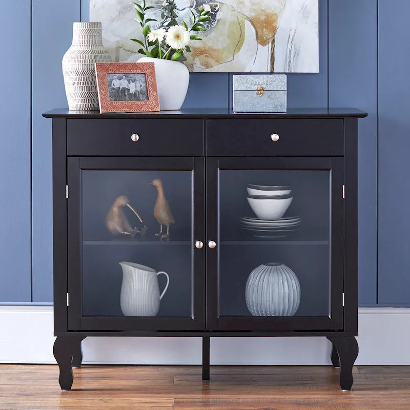Glass Front Buffet/Sideboard