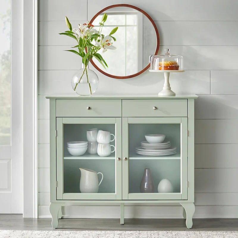 Glass Front Buffet/Sideboard