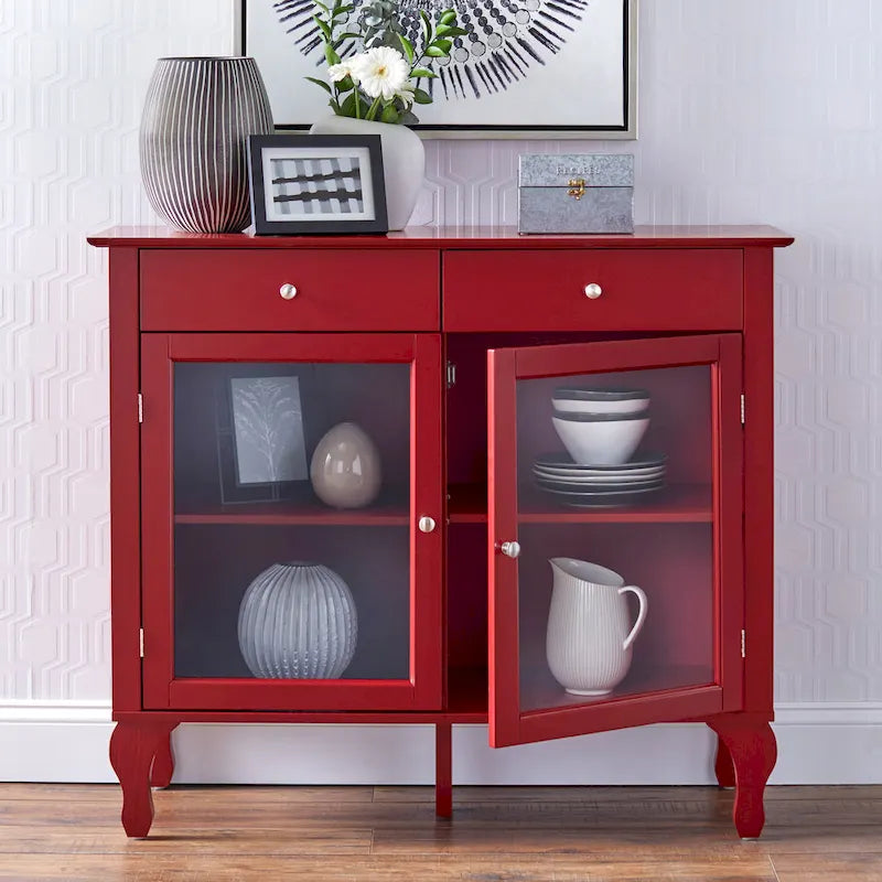 Glass Front Buffet/Sideboard