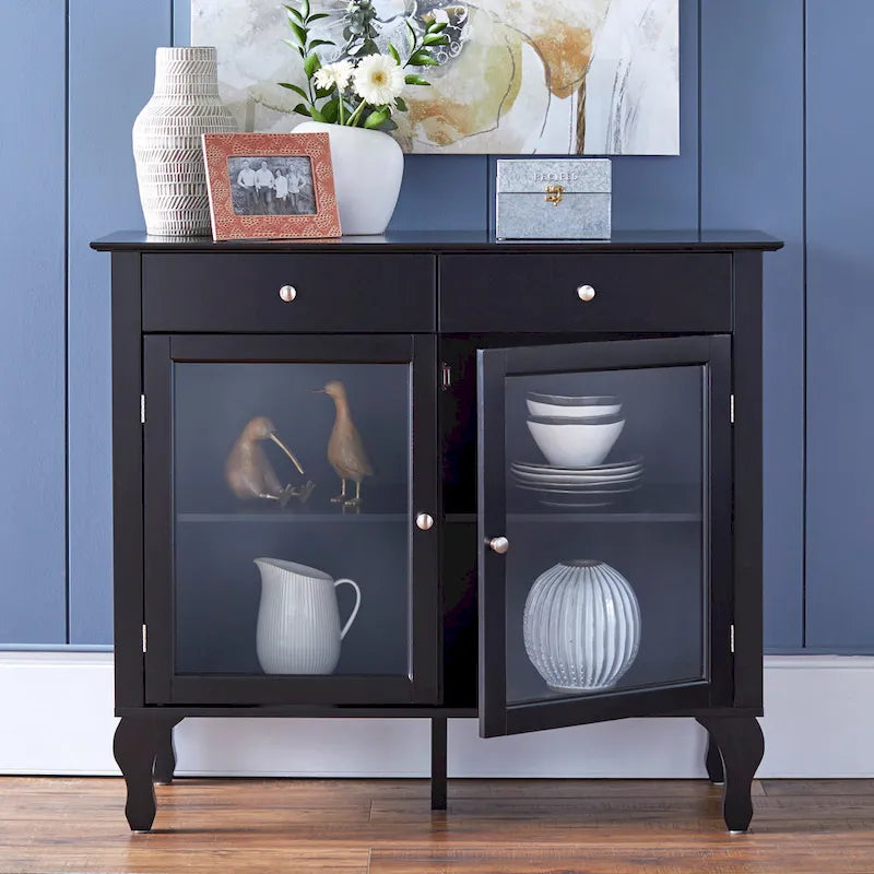 Glass Front Buffet/Sideboard