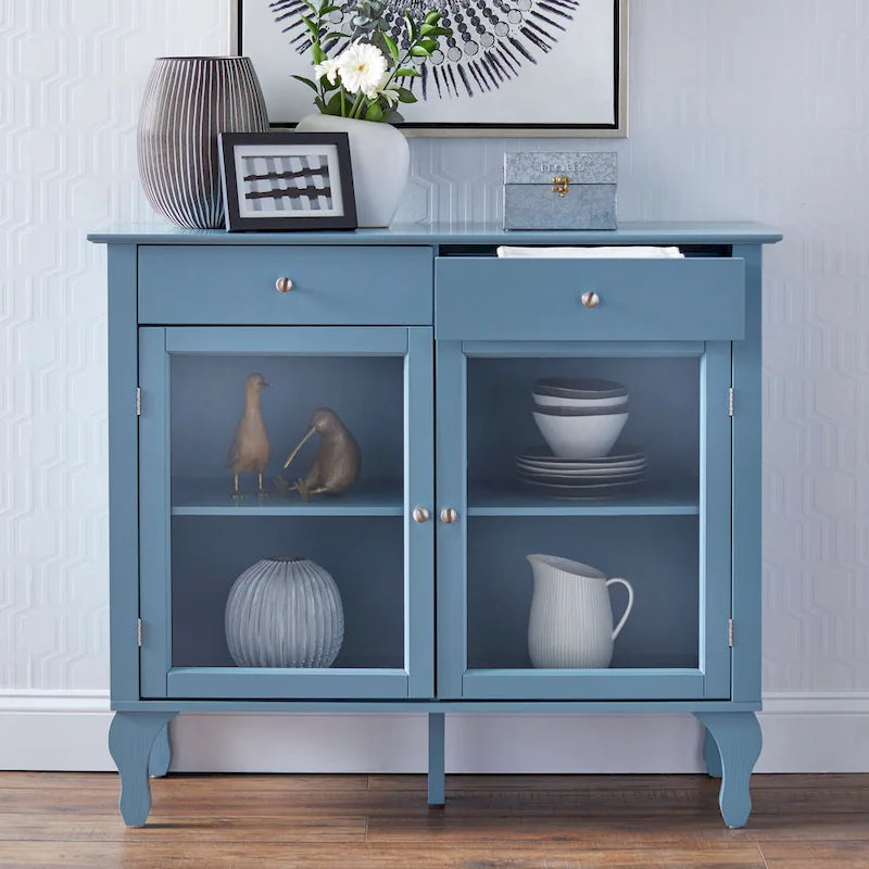 Glass Front Buffet/Sideboard