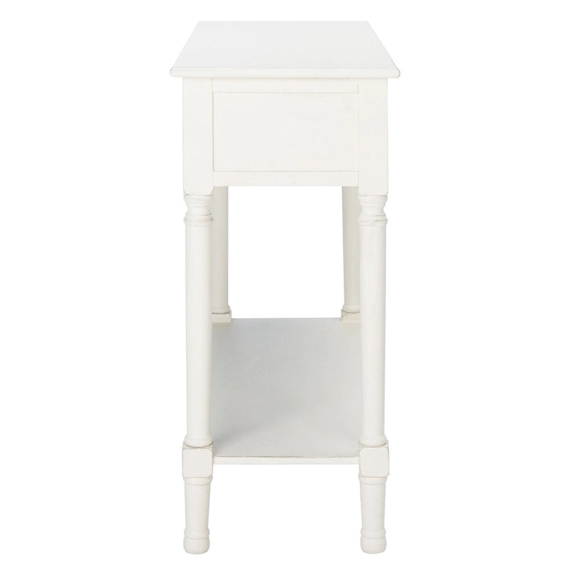 2-Drawer Console Table with Open Shelf - 35.5"W x 13"D x 29.5"H