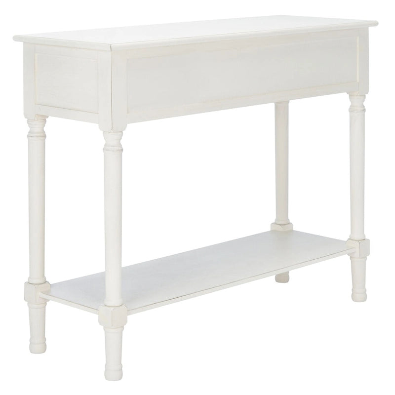 2-Drawer Console Table with Open Shelf - 35.5"W x 13"D x 29.5"H