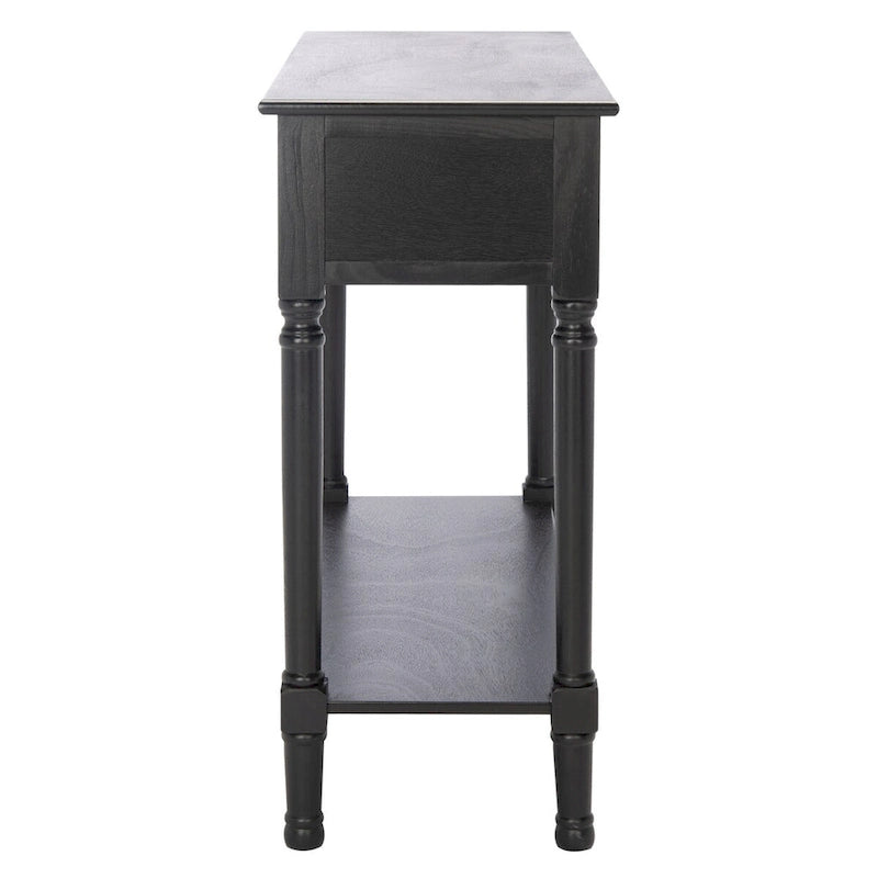 2-Drawer Console Table with Open Shelf - 35.5"W x 13"D x 29.5"H