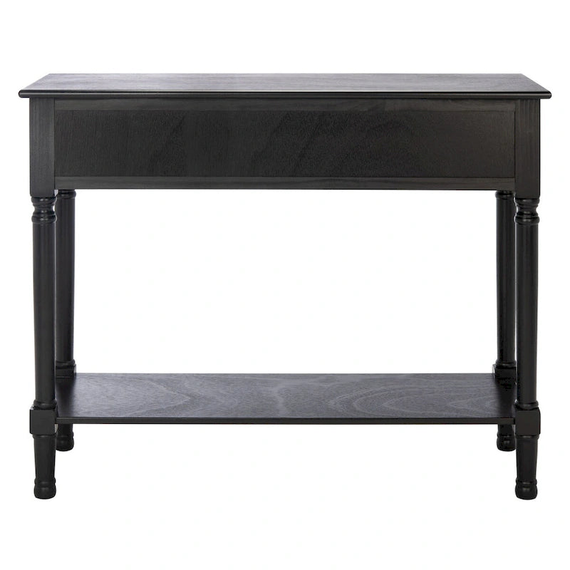 2-Drawer Console Table with Open Shelf - 35.5"W x 13"D x 29.5"H