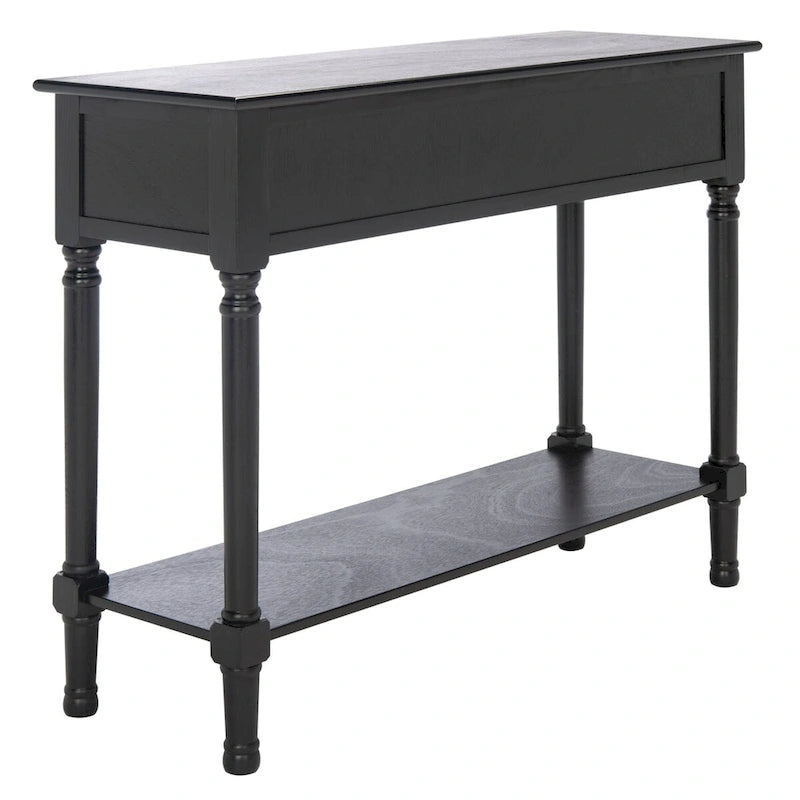 2-Drawer Console Table with Open Shelf - 35.5"W x 13"D x 29.5"H