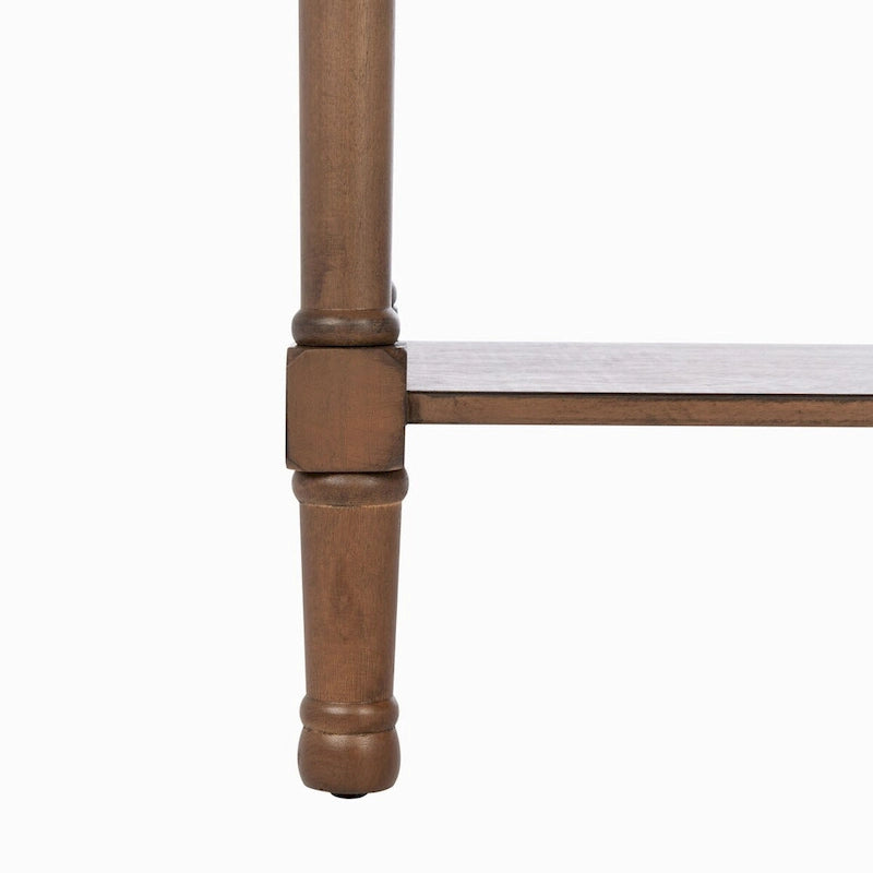 2-Drawer Console Table with Open Shelf - 35.5"W x 13"D x 29.5"H