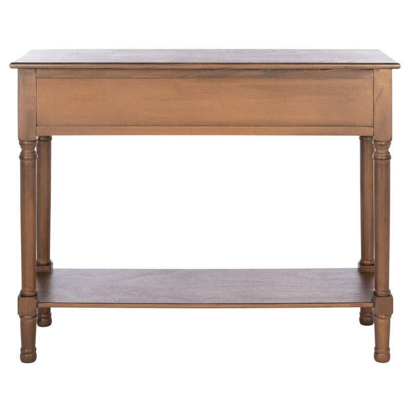 2-Drawer Console Table with Open Shelf - 35.5"W x 13"D x 29.5"H
