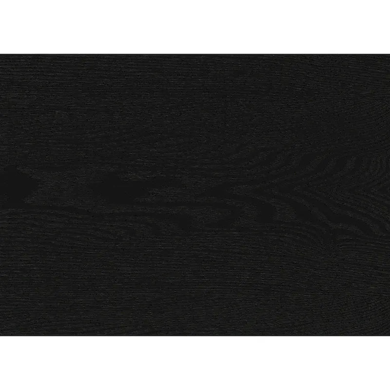 36" Counter Height Dining Table, 4-Seater Square Top, Black Solid Wood