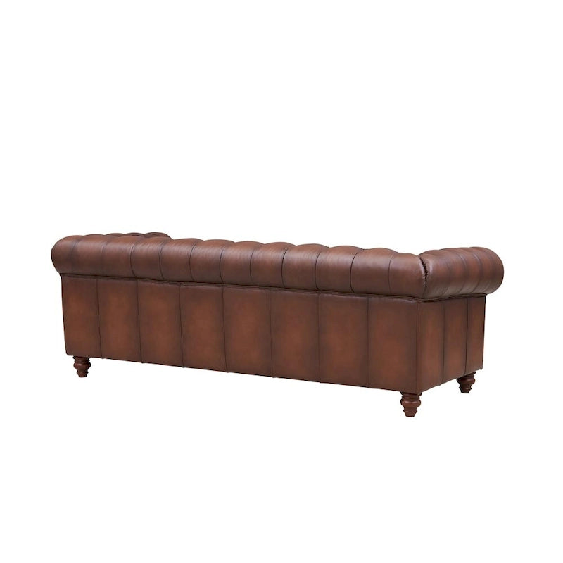 Top Grain Leather Chesterfield Sofa